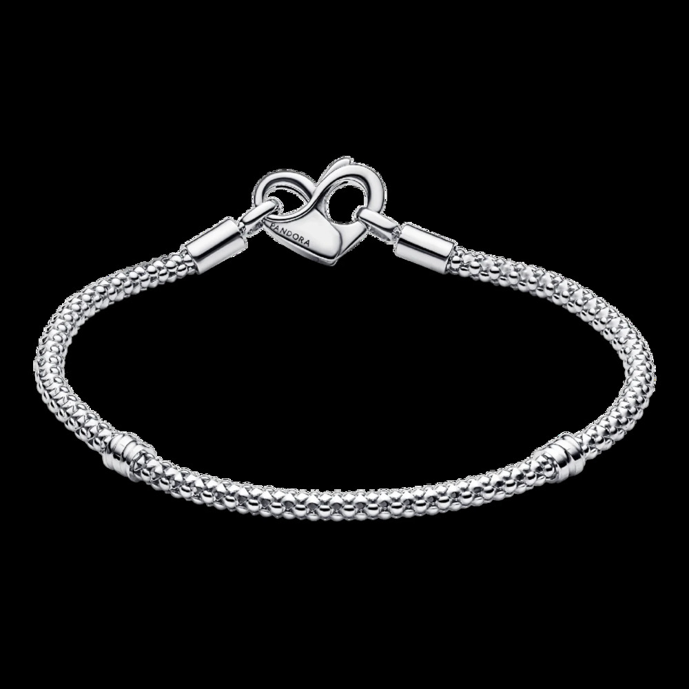 Pandora Beads and Pave Sterling Silver Bracelet 598342CZ-17 Size 6.5 NWT
